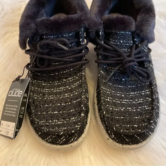 Hey Dude Britt Boucle Shoes - NWT - Size 8