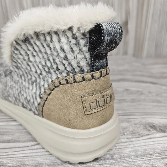 Hey Dude  Denny Stone Grey Shoes - Women's Size 11
