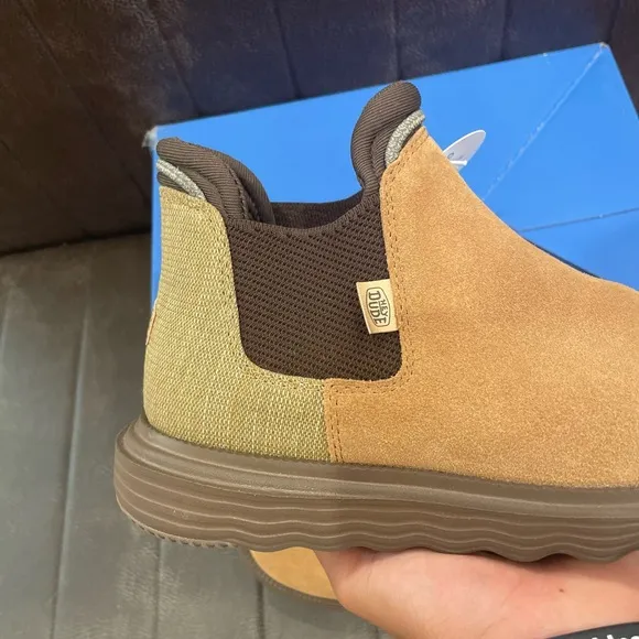 HEY DUDE Water Resistant Boots (Tan)