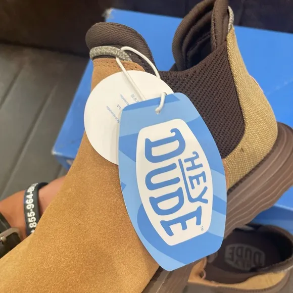 HEY DUDE Water Resistant Boots (Tan)
