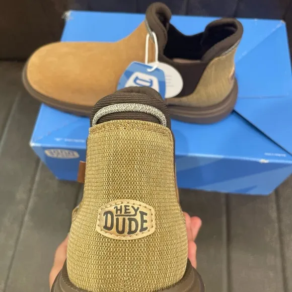 HEY DUDE Water Resistant Boots (Tan)