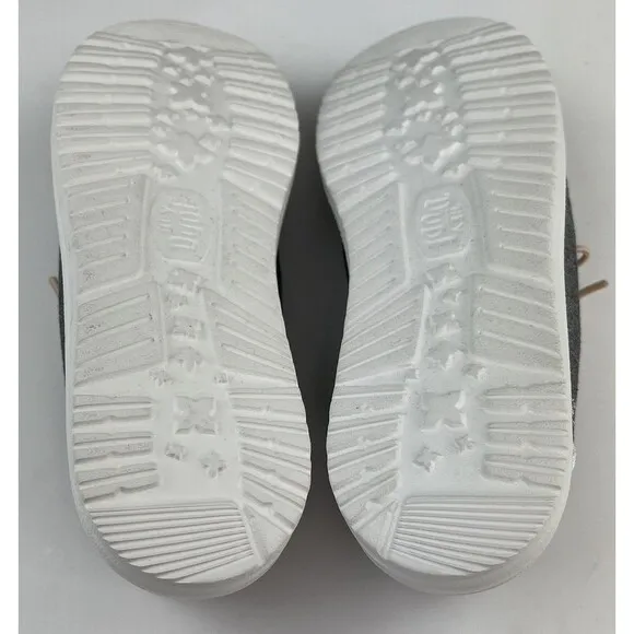 Hey Dude Wendy Boho Moc Shoes 40054-030 Grey Womens Sz 10 Southwestern Aztec New