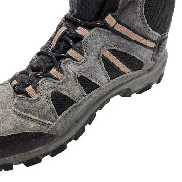 Hi-Tec Bandera II Mens 7 Mid Boots Gray Black Waterproof Outdoor Hiking Casual