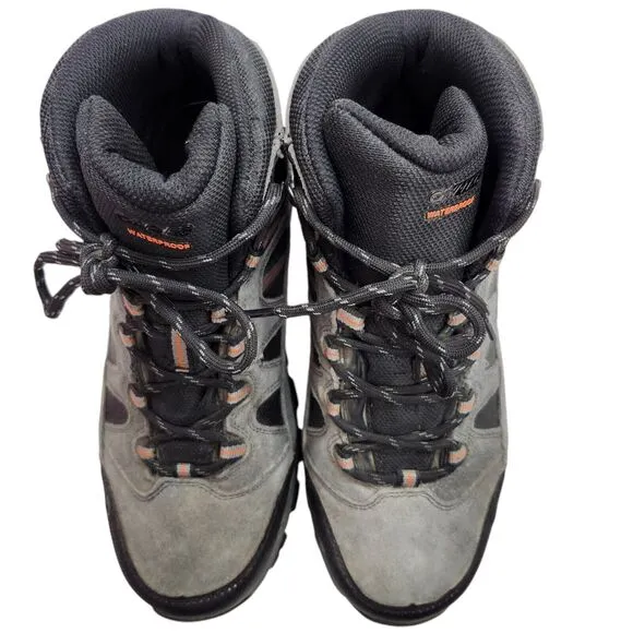 Hi-Tec Bandera II Mens 7 Mid Boots Gray Black Waterproof Outdoor Hiking Casual