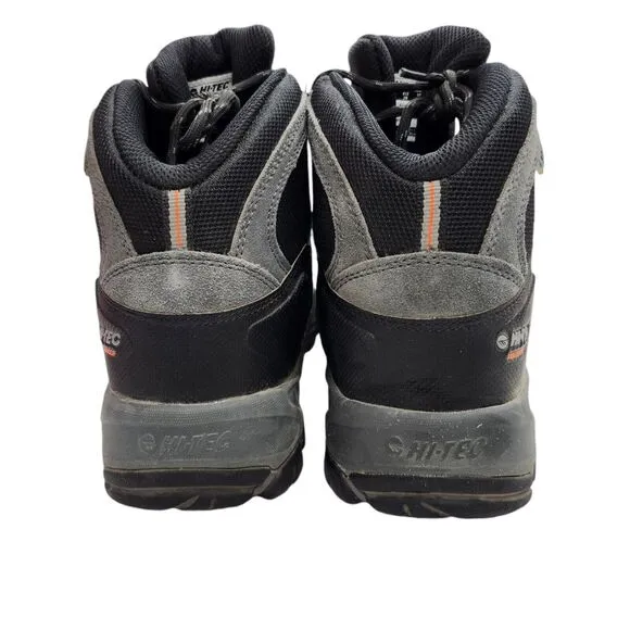 Hi-Tec Bandera II Mens 7 Mid Boots Gray Black Waterproof Outdoor Hiking Casual