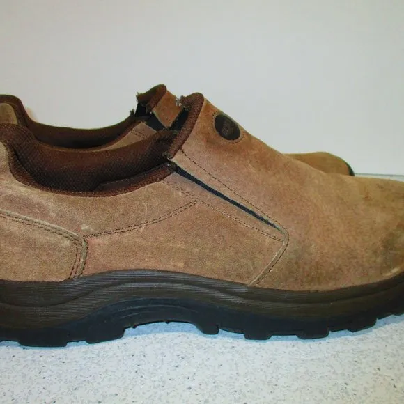*HI-TEC Tan Brush Suede ZULU Slip On Sneaker Casual Shoes