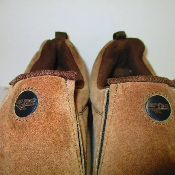 *HI-TEC Tan Brush Suede ZULU Slip On Sneaker Casual Shoes