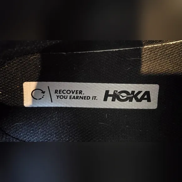 Hoka Men's Ora Recovery Black Slipon Shoes Size 11