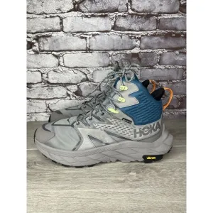 Hoka One One Anacapa Mid GTX Gray Blue Hiking Boots 1122018-SBCRL Men 11.5D US