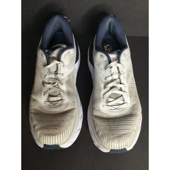 Hoka One One Bondi 7 Women's Lunar Rock Athletic Running Shoes Lace Up Size 10