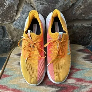 Hoka One One Carbon X 3 Running Shoes Yellow Size 10W Lightweight Breathable