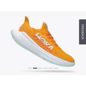 Hoka One One Carbon X3 Radiant Yellow/Camellia Shoes Mens Sizes: 12.5…