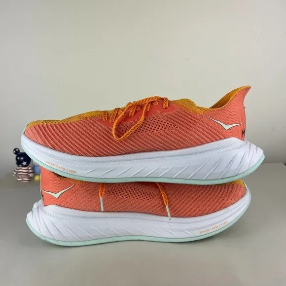 Hoka One One Carbon X3 Radiant Yellow/Camellia Shoes Mens Sizes: 12.5…