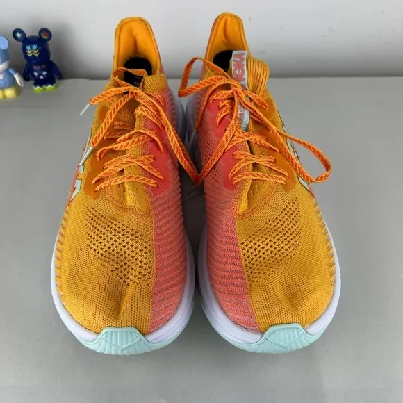 Hoka One One Carbon X3 Radiant Yellow/Camellia Shoes Mens Sizes: 12.5…