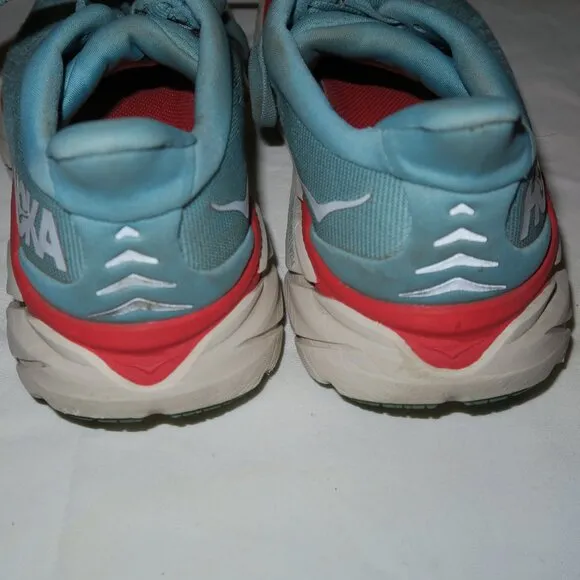 Hoka One One Clifton 8 Aquarelle Women’s Size 6 B (1119394 AEBL) Running Shoes