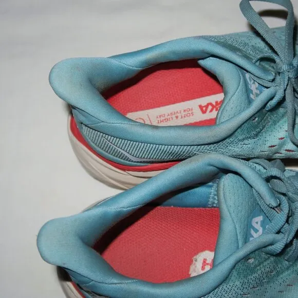 Hoka One One Clifton 8 Aquarelle Women’s Size 6 B (1119394 AEBL) Running Shoes