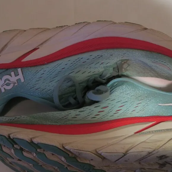 Hoka One One Clifton 8 Aquarelle Women’s Size 6 B (1119394 AEBL) Running Shoes