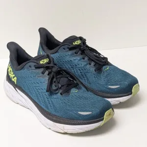 Hoka One One Clifton 8 Running Shoes, Blue, Men's 10.5 M