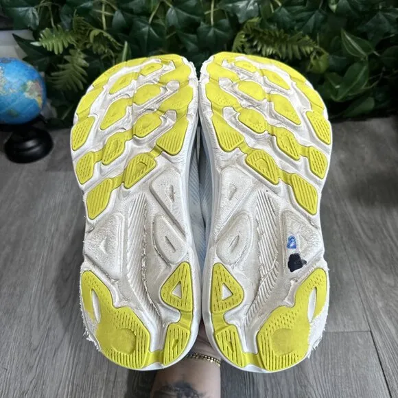 Hoka One One Clifton 9 Shoes Mens 10.5 D Ice Water Blue Running Walking Sneakers