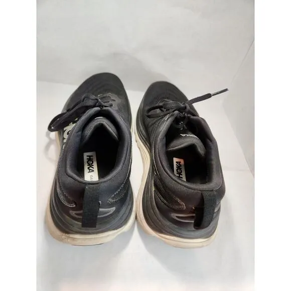 Hoka One One Gaviota 5 Men's Black Running Shoes –‎ Lightweight Comfort, Size 9B