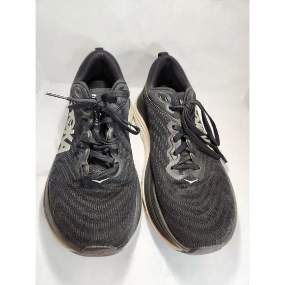 Hoka One One Gaviota 5 Men's Black Running Shoes –‎ Lightweight Comfort, Size 9B