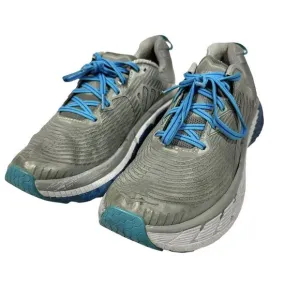 Hoka One One Gaviota Mens 10.5 Shoes‎ Gray Blue Running Walking Sneaker