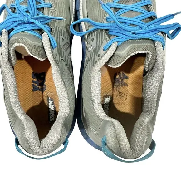Hoka One One Gaviota Mens 10.5 Shoes‎ Gray Blue Running Walking Sneaker