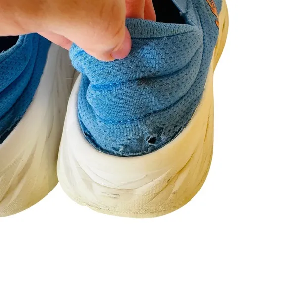 Hoka Ora Recovery Slip On Running Shoes Cushioned Lightweight Blue Size 12 READ