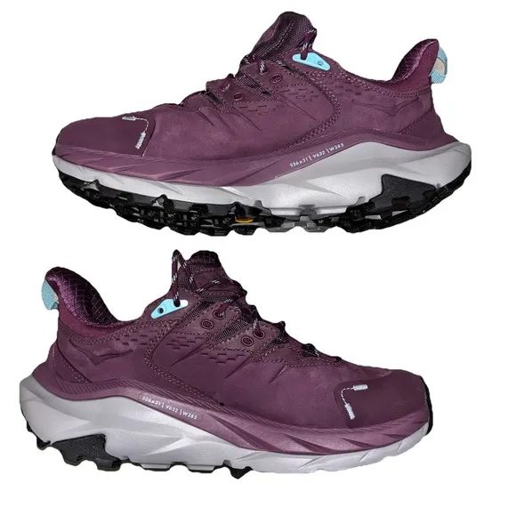 HOKA W KAHA 2 LOW GTX Low Hiking Boots Waterproof GRAPE WINE UNISEX 8 1/2 /40EU