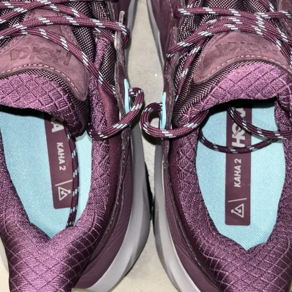 HOKA W KAHA 2 LOW GTX Low Hiking Boots Waterproof GRAPE WINE UNISEX 8 1/2 /40EU