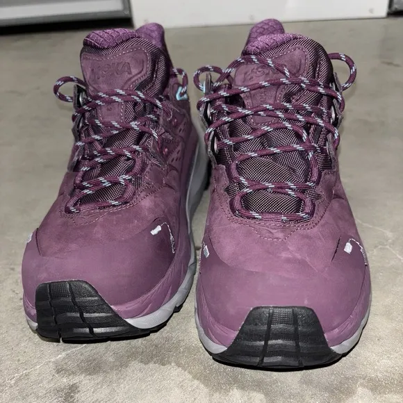 HOKA W KAHA 2 LOW GTX Low Hiking Boots Waterproof GRAPE WINE UNISEX 8 1/2 /40EU