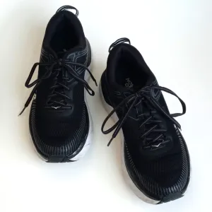 Hoka Women's Black Bondi 7 One On One Tennis Shoes Athletic Shoes Size 8