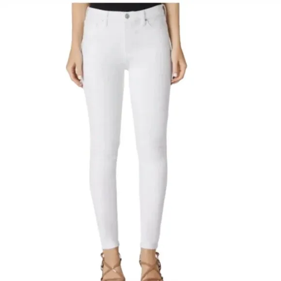 Hudson Barbara High Waist Super Skinny Ankle in Aurora