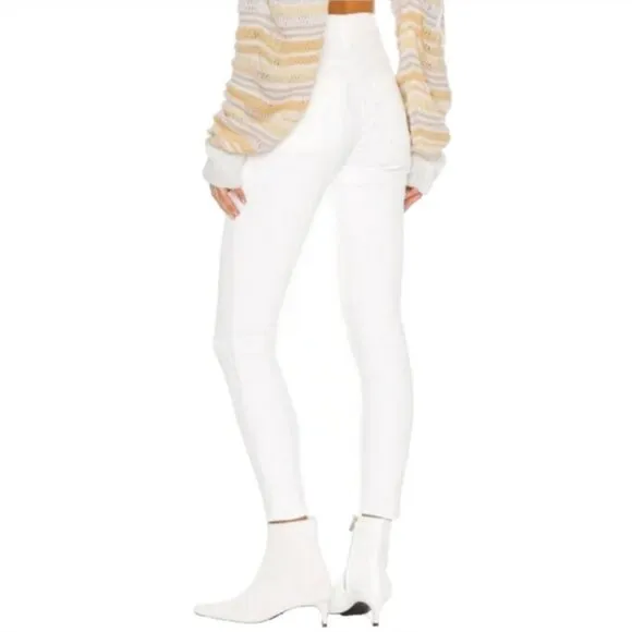 Hudson Barbara High Waist Super Skinny Ankle in Aurora