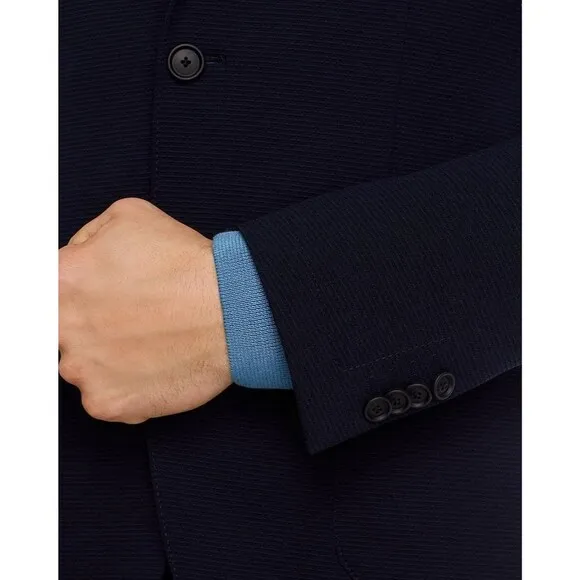Hugo Boss Jacket Hanry Waffle Weave Jersey Soft  Slim Fit Sport Coat MSRP 595$
