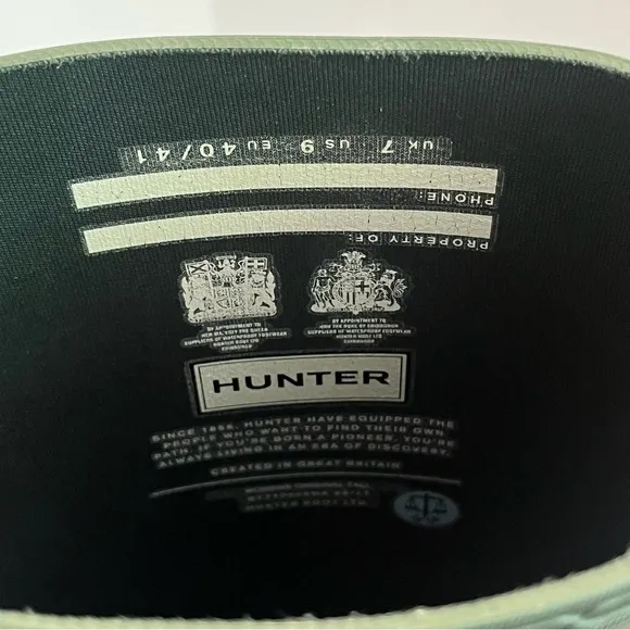 Hunter Original Tall Rain Boots Matte Green Women’s Size 9