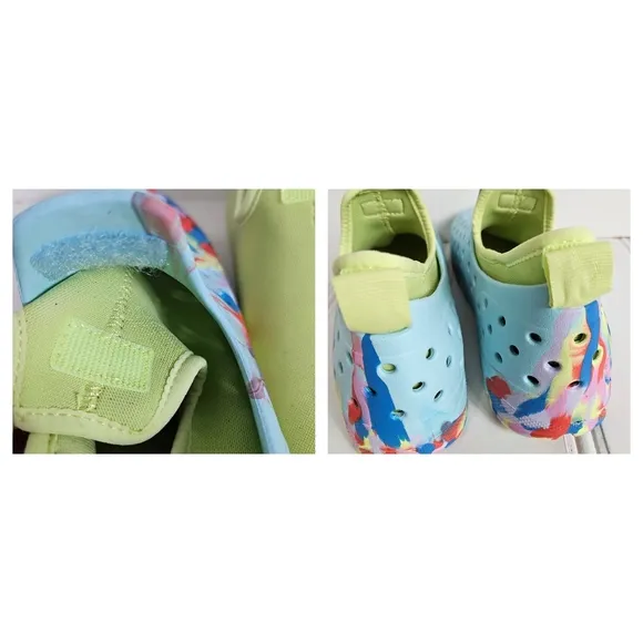 Hunter Water Shoes Womens Size 36 Blue Multicolored Marble Removable  Liner