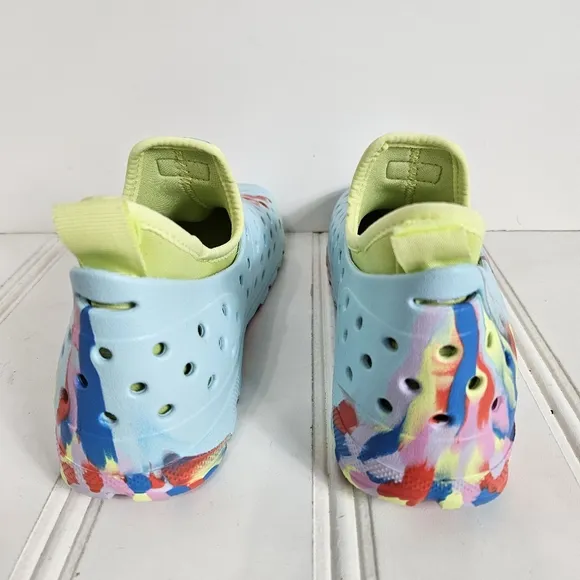Hunter Water Shoes Womens Size 36 Blue Multicolored Marble Removable  Liner