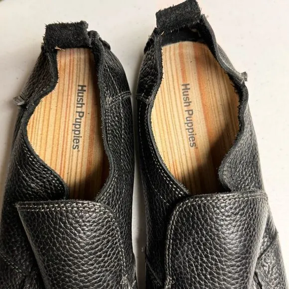 Hush Puppies Men’s shoes slip on black size 10