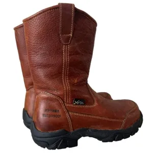 Hytest Men's Waterproof Metatarsal Guard Safety Boots Size 6 (women’s 8)