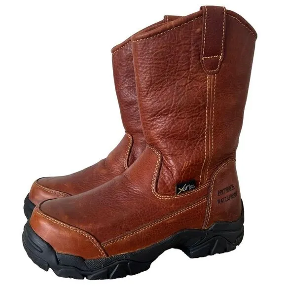 Hytest Men's Waterproof Metatarsal Guard Safety Boots Size 6 (women’s 8)