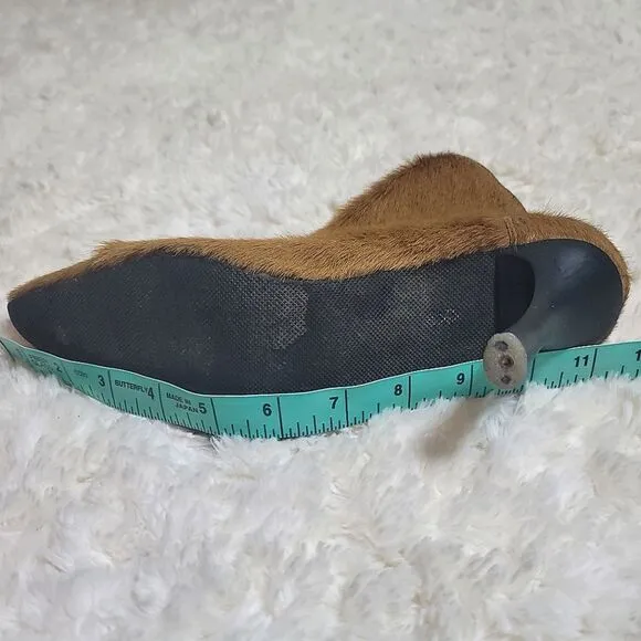 IINZANT RARE Vintage Pony Fur Tan Booties