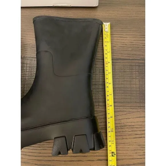 Ilse Jacobsen Handmade Black Winter and Rain Boots Wellies 3/4 height Size 36