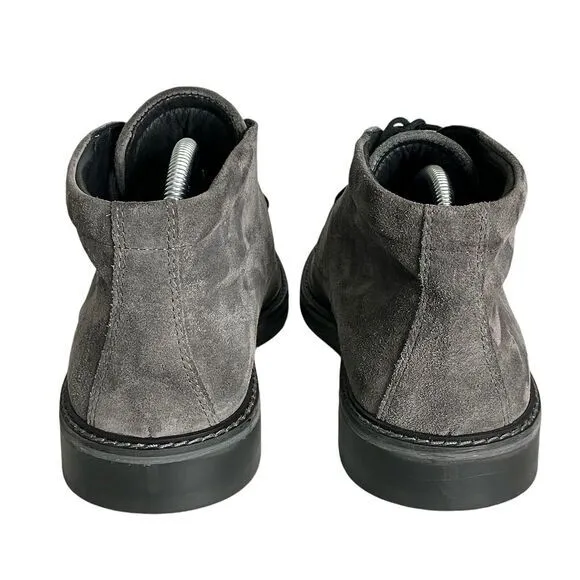IMac Men's  Basic Boots Suede Grey  Made In Italy EUR 42 US 9