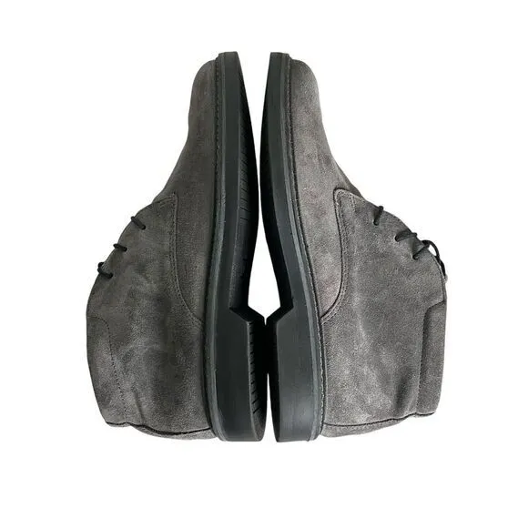IMac Men's  Basic Boots Suede Grey  Made In Italy EUR 42 US 9