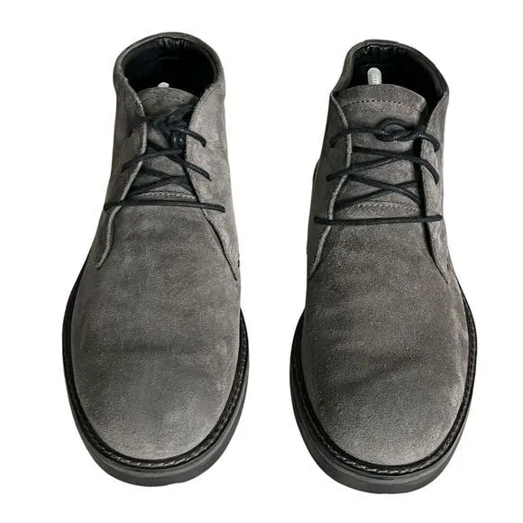 IMac Men's  Basic Boots Suede Grey  Made In Italy EUR 42 US 9