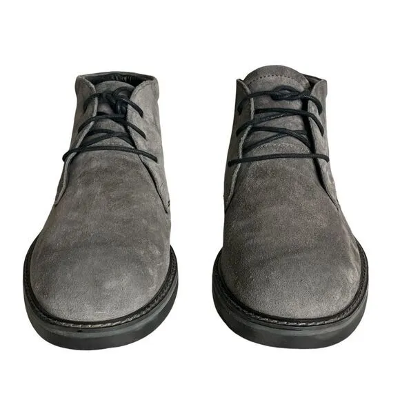 IMac Men's  Basic Boots Suede Grey  Made In Italy EUR 42 US 9