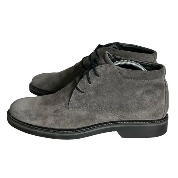 IMac Men's  Basic Boots Suede Grey  Made In Italy EUR 42 US 9