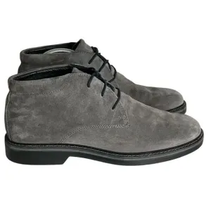 IMac Men's  Basic Boots Suede Grey  Made In Italy EUR 42 US 9