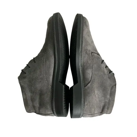 IMac Men's  Basic Boots Suede Grey  Made In Italy EUR 42 US 9